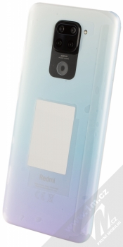 Xiaomi Redmi Note 9 4GB/128GB s NFC bílá fialková (polar white) šikmo zezadu