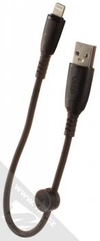 XO NB247A USB kabel délky 25cm 6A s Apple Lightning konektorem černá (black)
