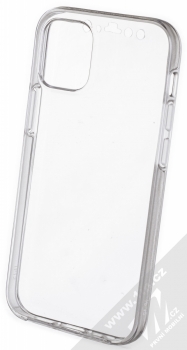 1Mcz 360 Full Cover sada ochranných krytů pro Apple iPhone 12 mini průhledná (transparent) komplet zezadu