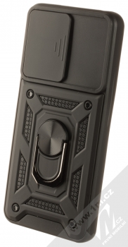 1Mcz Armor CamShield odolný ochranný kryt s držákem na prst pro Xiaomi Redmi Note 11 (Global version), Redmi Note 11S (Global version) černá (black)