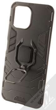 1Mcz Armor Ring odolný ochranný kryt s držákem na prst pro Xiaomi Mi 11 Lite, Mi 11 Lite 5G černá (black) držák