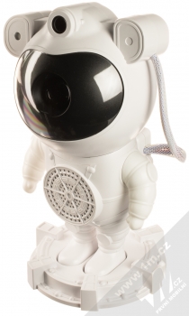 1Mcz Astronaut LED projektor noční oblohy, polární záře, hvězd s reproduktorem a dálkovým ovládáním bílá (white) zepředu
