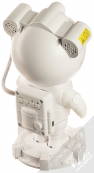 1Mcz Astronaut LED projektor noční oblohy, polární záře, hvězd s reproduktorem a dálkovým ovládáním bílá (white) zezadu