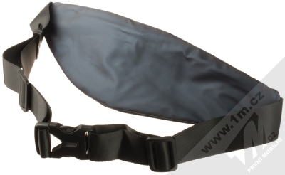 1Mcz Belt Fit Leather kožené sportovní pouzdro na pas s kapsičkou pro mobilní telefon od 5.0 do 6.5 palců tmavě modrá (dark blue) zezadu
