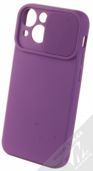 1Mcz CamShield Soft ochranný kryt pro Apple iPhone 13 mini fialová (violet) otevřené