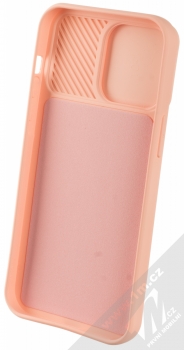 1Mcz CamShield Soft ochranný kryt pro Apple iPhone 14 Pro Max lososově růžová (salmon pink) zepředu