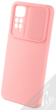 1Mcz CamShield Soft ochranný kryt pro Xiaomi Redmi Note 11 (Global version), Redmi Note 11S (Global version) světle růžová (light pink) otevřené