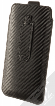 1Mcz Carbon Pocket 5XL pouzdro kapsička černá (black) zezadu