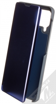 1Mcz Clear View flipové pouzdro pro Samsung Galaxy A22, Galaxy M22, Galaxy M32 modrá (blue)