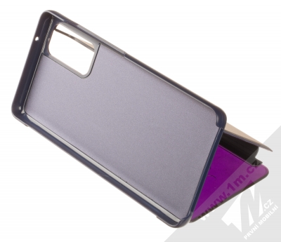 1Mcz Clear View flipové pouzdro pro Samsung Galaxy S20 FE, Galaxy S20 FE 5G fialová (purple) stojánek