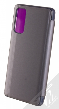 1Mcz Clear View flipové pouzdro pro Samsung Galaxy S20 FE, Galaxy S20 FE 5G fialová (purple) zezadu