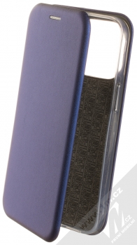 1Mcz Elegance Book flipové pouzdro pro Apple iPhone 13 Pro tmavě modrá (dark blue)