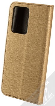 1Mcz Fancy Book flipové pouzdro pro Xiaomi 11T, 11T Pro zlatá černá (gold black) zezadu