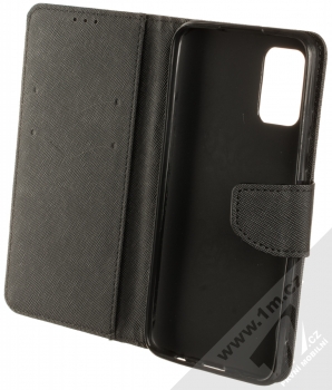 1Mcz Fancy Book flipové pouzdro pro Samsung Galaxy A02s černá (black) otevřené