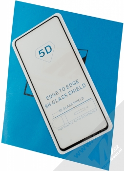 1Mcz Glass 5D Full Glue tvrzené sklo na celou přední stranu pro Samsung Galaxy A72, Galaxy A72 5G černá (black)