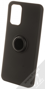 1Mcz Grip Ring ochranný kryt s držákem na prst pro Xiaomi Redmi Note 10, Redmi Note 10S černá (black)