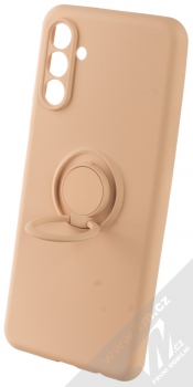 1Mcz Grip Ring Skinny ochranný kryt s držákem na prst pro Samsung Galaxy A04s, Galaxy A13 5G světle růžová (powder pink) držák