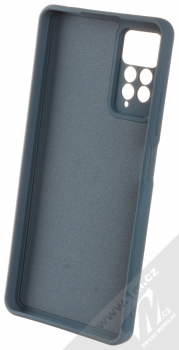 1Mcz Grip Ring Skinny ochranný kryt s držákem na prst pro Xiaomi Redmi Note 11 Pro 4G (Global version), Redmi Note 11 Pro 5G (Global version) tmavě modrá (dark blue) zepředu