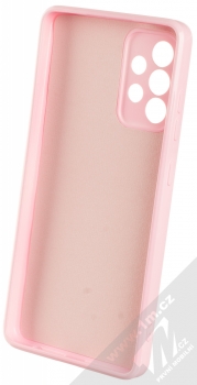 1Mcz Jelly TPU ochranný kryt pro Samsung Galaxy A52, Galaxy A52 5G světle růžová (light pink) zepředu