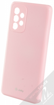 1Mcz Jelly TPU ochranný kryt pro Samsung Galaxy A52, Galaxy A52 5G světle růžová (light pink)