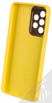 1Mcz Leather Case ochranný kryt pro Samsung Galaxy A33 5G žlutá (yellow) zepředu