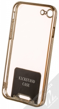 1Mcz Lux Kickstand ochranný kryt pro Apple iPhone 7, iPhone 8, iPhone SE (2020), iPhone SE (2022) zlatá (gold) zepředu