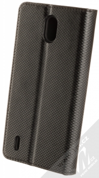 1Mcz Magnet Book Color flipové pouzdro pro Nokia 1.3 černá (black) zezadu