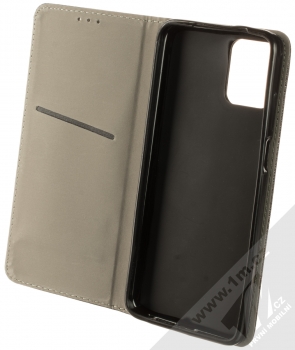 1Mcz Magnet Book Color flipové pouzdro pro Motorola Moto G32 černá (black) otevřené