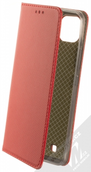 1Mcz Magnet Book flipové pouzdro pro Realme C11 (2021), Realme C20 červená (red)