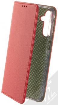 1Mcz Magnet Book flipové pouzdro pro Samsung Galaxy A15 LTE, Galaxy A15 5G červená (red)