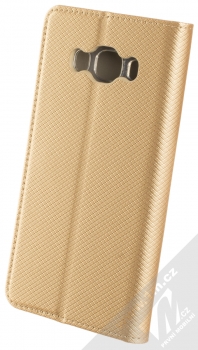 1Mcz Magnet Book flipové pouzdro pro Samsung Galaxy J5 (2016) zlatá (gold) zezadu
