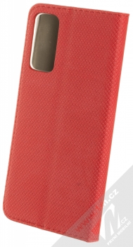 1Mcz Magnet Book flipové pouzdro pro Samsung Galaxy S20 FE, Galaxy S20 FE 5G červená (red) zezadu