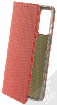 1Mcz Magnet Book flipové pouzdro pro Samsung Galaxy S20 FE, Galaxy S20 FE 5G červená (red)