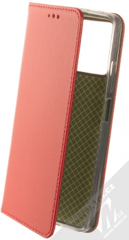 1Mcz Magnet Book flipové pouzdro pro Xiaomi Poco X4 Pro 5G červená (red)