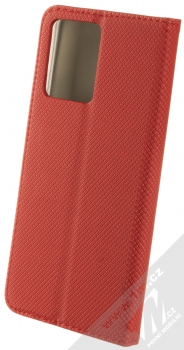 1Mcz Magnet Book flipové pouzdro pro Xiaomi Redmi Note 12 4G červená (red) zezadu