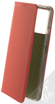 1Mcz Magnet Book flipové pouzdro pro Xiaomi Redmi Note 12 4G červená (red)