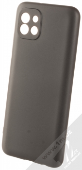 1Mcz Matt Skinny TPU ochranný silikonový kryt pro Samsung Galaxy A03 černá (black)