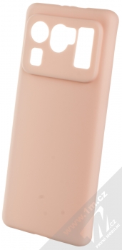 1Mcz Matt Skinny TPU ochranný silikonový kryt pro Xiaomi Mi 11 Ultra světle růžová (powder pink)