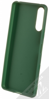 1Mcz Matt TPU ochranný silikonový kryt pro Sony Xperia 10 III tmavě zelená (forest green) zepředu
