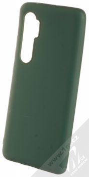 1Mcz Matt TPU ochranný kryt pro Xiaomi Mi Note 10 Lite tmavě zelená (forest green)