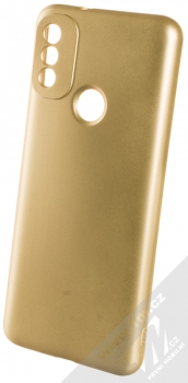 1Mcz Metallic TPU ochranný kryt pro Motorola Moto E20 zlatá (gold)