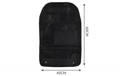 1Mcz organizér na přední sedadlo auta 60 x 40 cm černá (black)