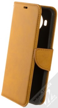 1Mcz Porter Book flipové pouzdro pro Nokia 5.4 okrově hnědá (ochre brown)