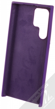 1Mcz Silicone ochranný kryt pro Samsung Galaxy S22 Ultra 5G fialová (violet) zepředu