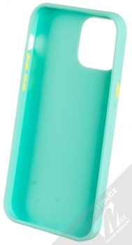 1Mcz Solid TPU ochranný kryt pro Apple iPhone 12, iPhone 12 Pro mátově zelená (mint green) zepředu