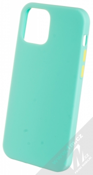 1Mcz Solid TPU ochranný kryt pro Apple iPhone 12, iPhone 12 Pro mátově zelená (mint green)