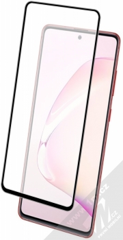 1Mcz Thin Glass 9D tenké ochranné tvrzené sklo na kompletní displej pro Samsung Galaxy Note 10 Lite černá (black) s telefonem
