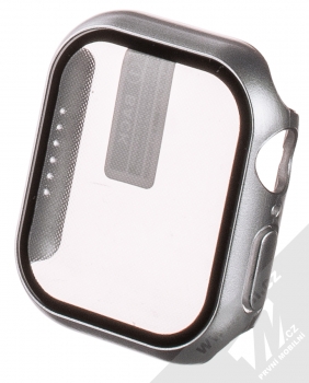 1Mcz Watch Cover Glass ochranný kryt s tvrzeným sklem pro Apple Watch 41mm stříbrná (silver)
