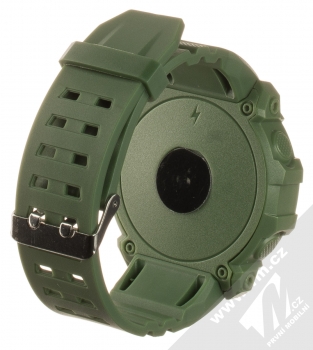 1Mcz Watch FD68 chytré hodinky armádní zelená (khaki green) zezadu