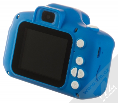 1Mcz X200 dětský fotoaparát s kamerou modrá (blue) bez silikonového krytu zezadu
